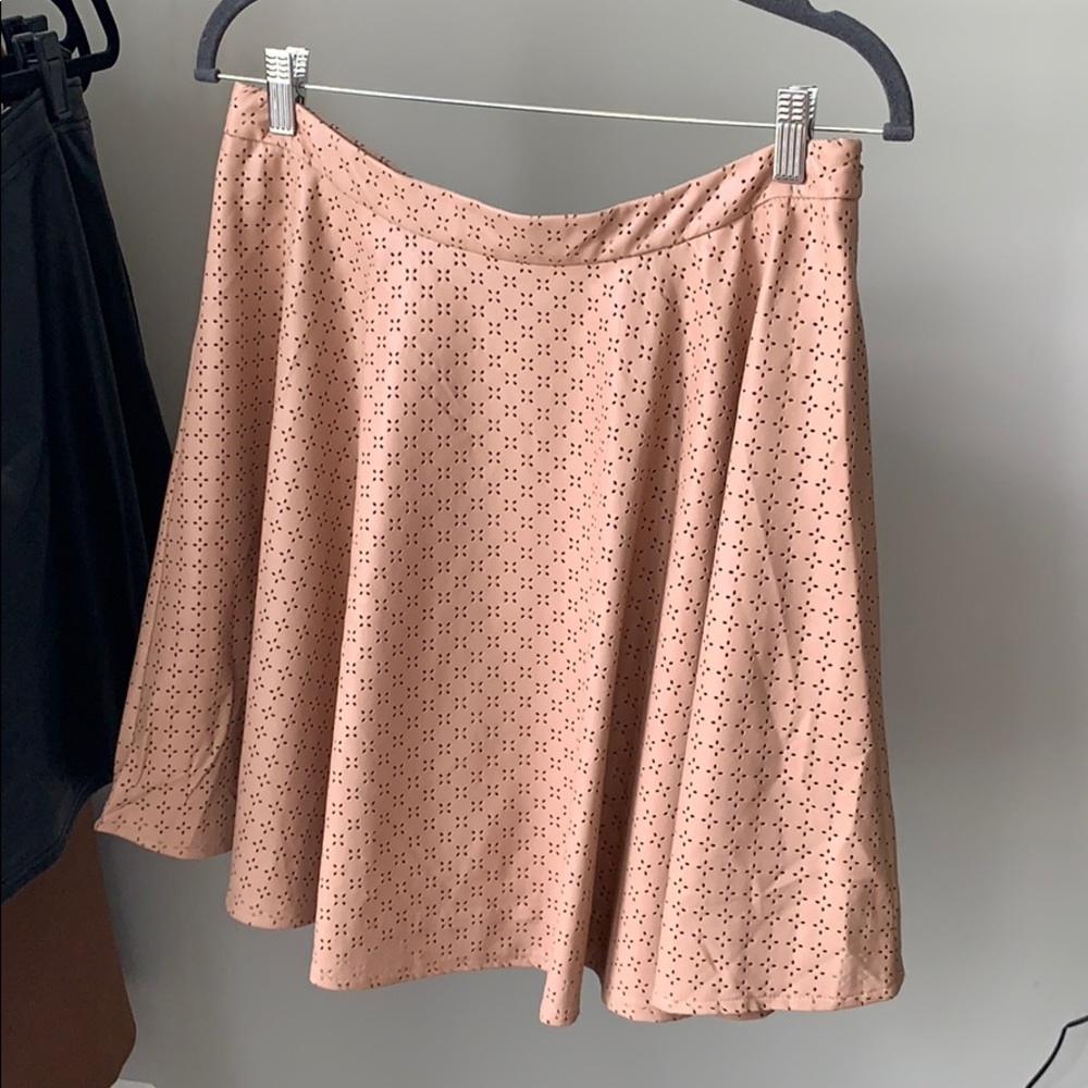 Anthropologie Sunday in Brooklyn Faux Leather Skrt